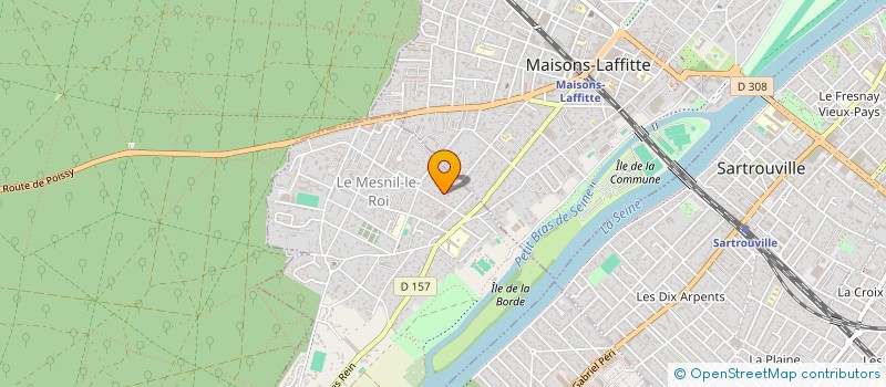 localisation de l'entreprise ALEXDAMIE  LE MESNIL-LE-ROI