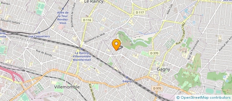 localisation de l'entreprise ALEXEL  GAGNY