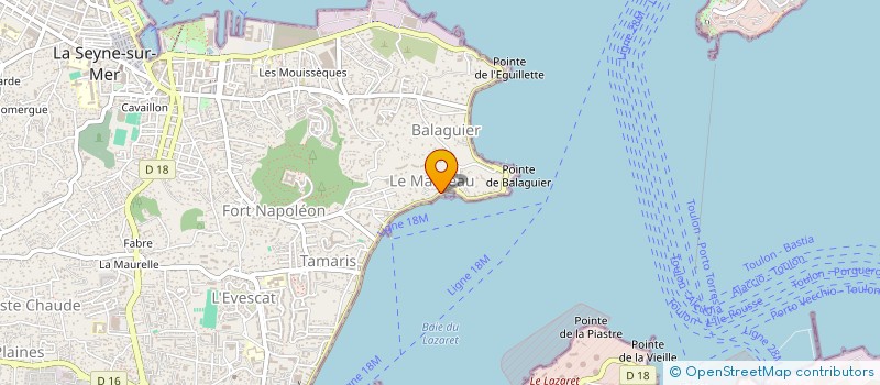 localisation de l'entreprise ALEXELERATOR CONSULTING à LA SEYNE-SUR-MER