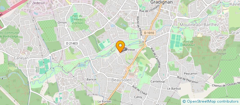 localisation de l'entreprise ALEXEM  GRADIGNAN