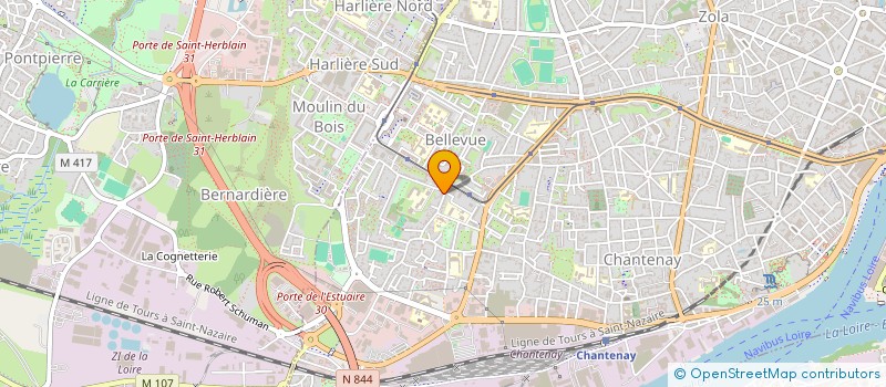 localisation de l'entreprise ALEXEM PATRIMOINE à NANTES