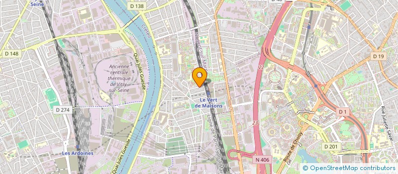 localisation de l'entreprise ALEXES à ALFORTVILLE