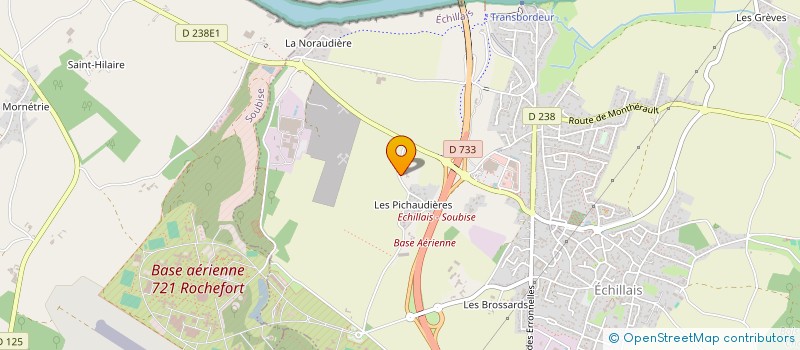 localisation de l'entreprise ALEXFLO  ECHILLAIS