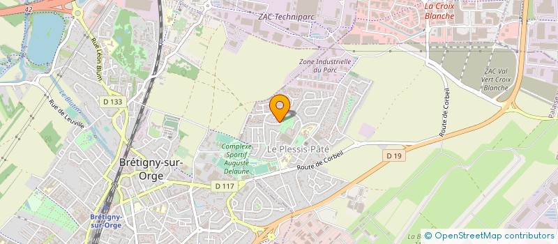 localisation de l'entreprise ALEXI à LE PLESSIS-PATE