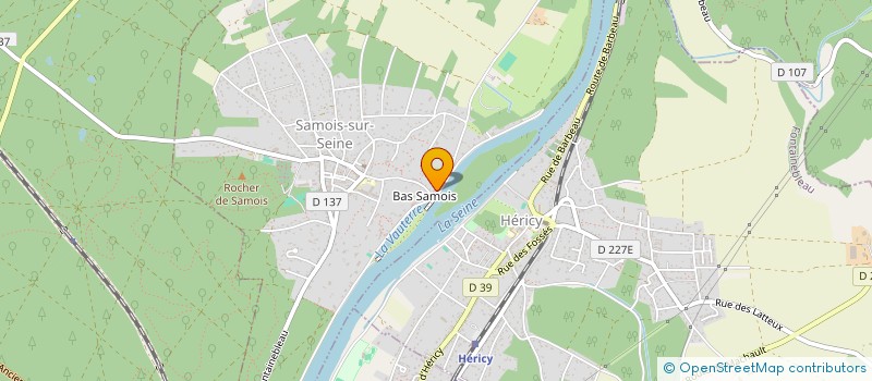 localisation de l'entreprise ALEXIA à SAMOIS-SUR-SEINE