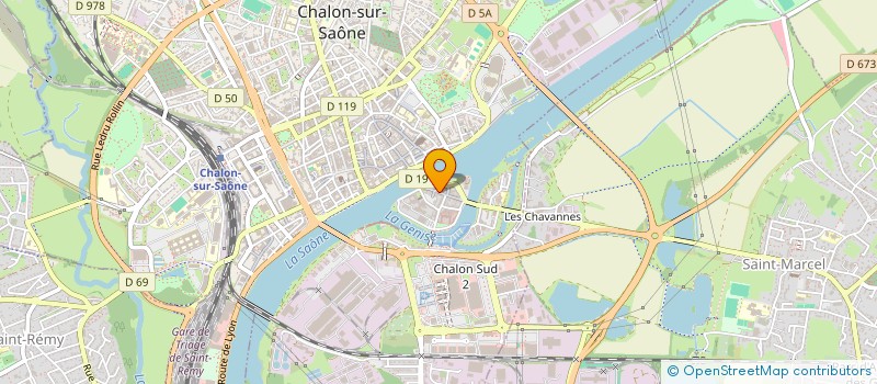 localisation de l'entreprise ALEXIA à CHALON-SUR-SAONE