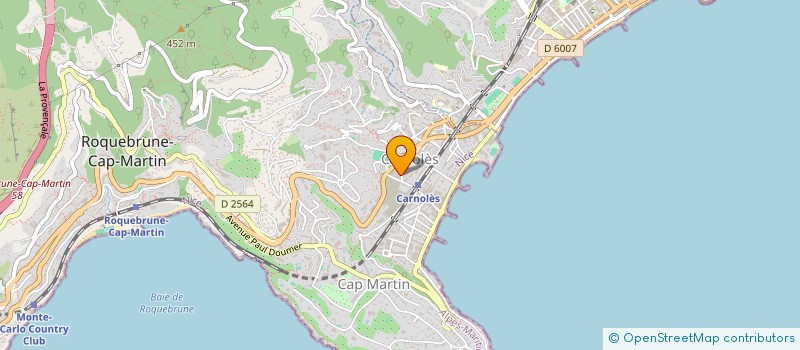 localisation de l'entreprise ALEXIA à ROQUEBRUNE-CAP-MARTIN