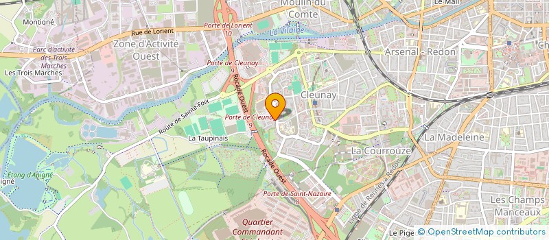 localisation de l'entreprise ALEXIA  RENNES