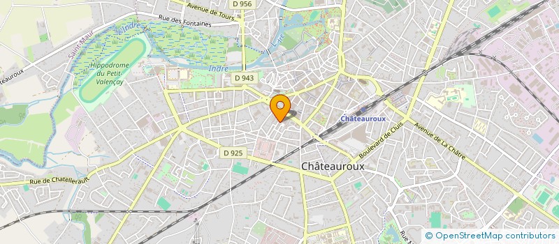 localisation de l'entreprise ALEXIA AUGEREAU AVOCAT à CHATEAUROUX