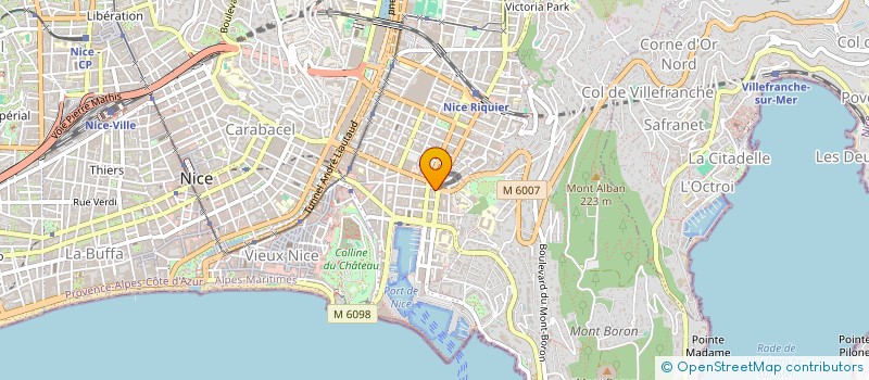 localisation de l'entreprise ALEXIA FLEURISTE à NICE