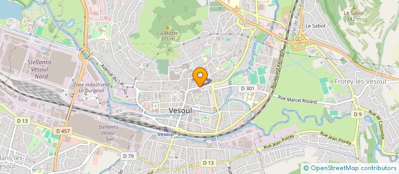 localisation de l'entreprise ALEXIA GAUME  VESOUL