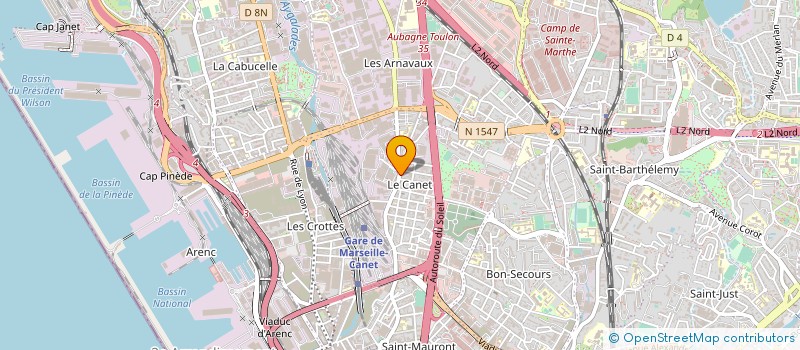 localisation de l'entreprise ALEXIAL à MARSEILLE