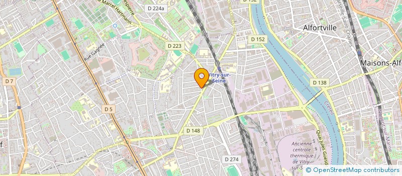 localisation de l'entreprise ALEXIANA EXPRESS à VITRY-SUR-SEINE