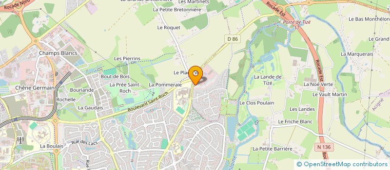 localisation de l'entreprise ALEXIBAT  L'HERMITAGE