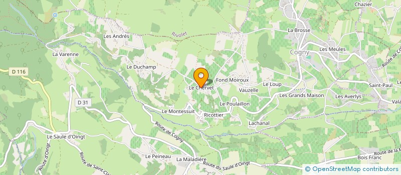 localisation de l'entreprise ALEXILANE  VILLE SUR JARNIOUX