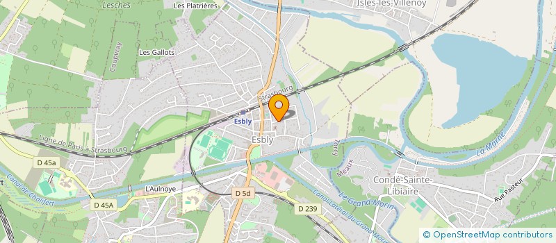 localisation de l'entreprise ALEXILOU  ESBLY
