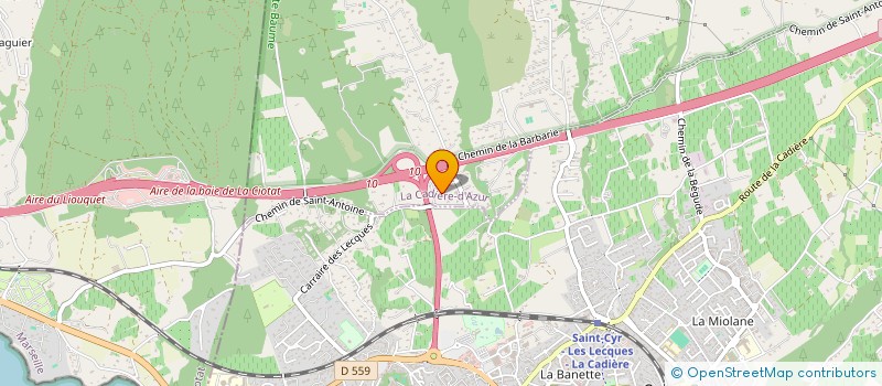 localisation de l'entreprise ALEXIME  LA CADIERE-D'AZUR