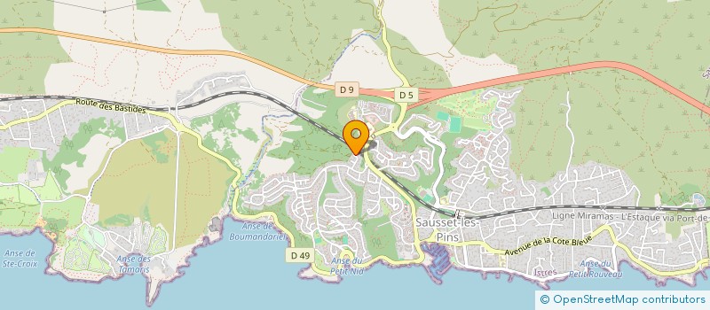 localisation de l'entreprise ALEXIMMO  SAUSSET-LES-PINS