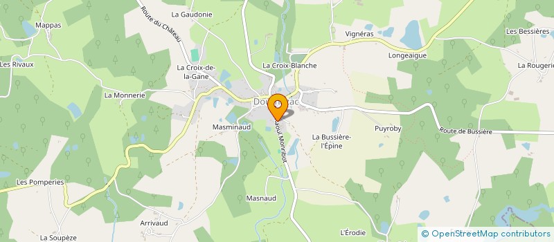 localisation de l'entreprise ALEXIMMO  DOURNAZAC