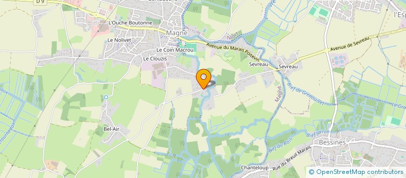 localisation de l'entreprise ALEXIMMO  MAGNE