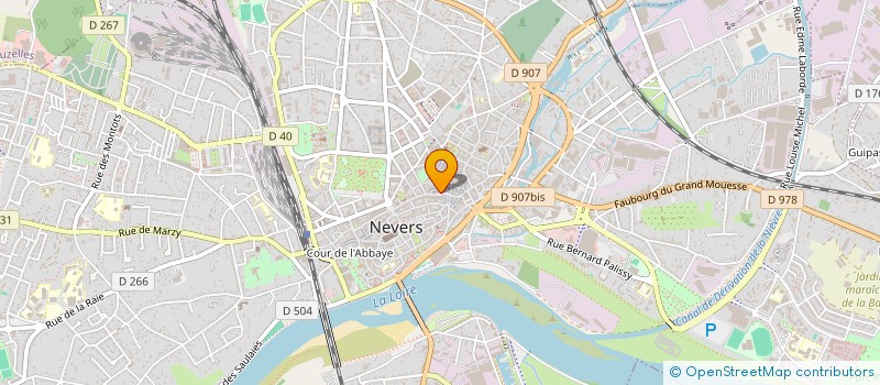 localisation de l'entreprise ALEXINE à NEVERS