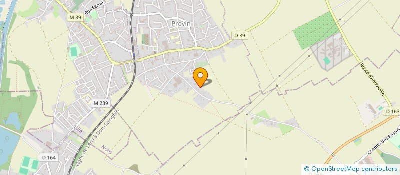 localisation de l'entreprise ALEXINES  PROVIN