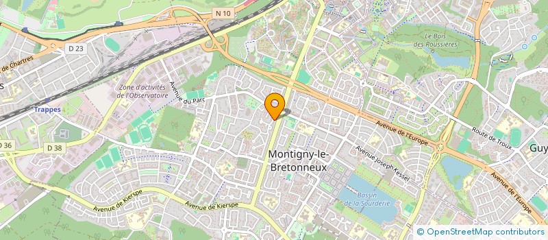 localisation de l'entreprise ALEXINHO FILM à MONTIGNY-LE-BRETONNEUX