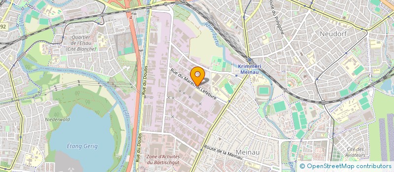 localisation de l'entreprise ALEXIR FIT à STRASBOURG