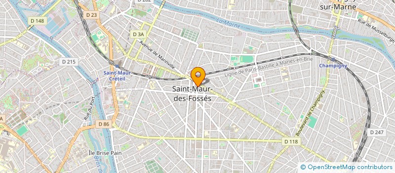 localisation de l'entreprise ALEXIS  SAINT-MAUR-DES-FOSSES