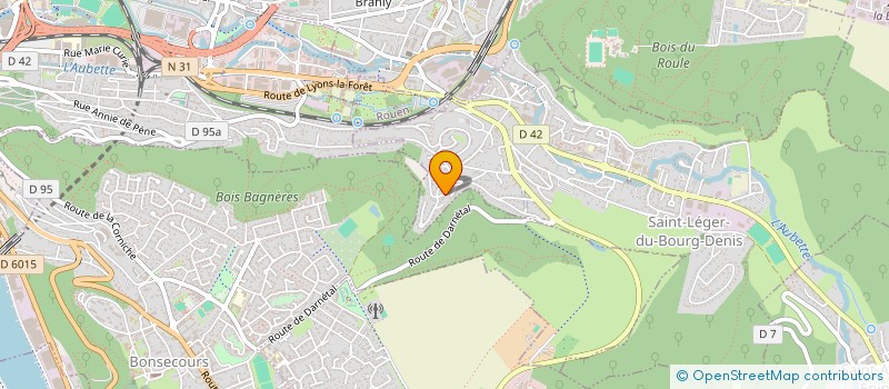 localisation de l'entreprise ALEXIS  SAINT-LEGER-DU-BOURG-DENIS