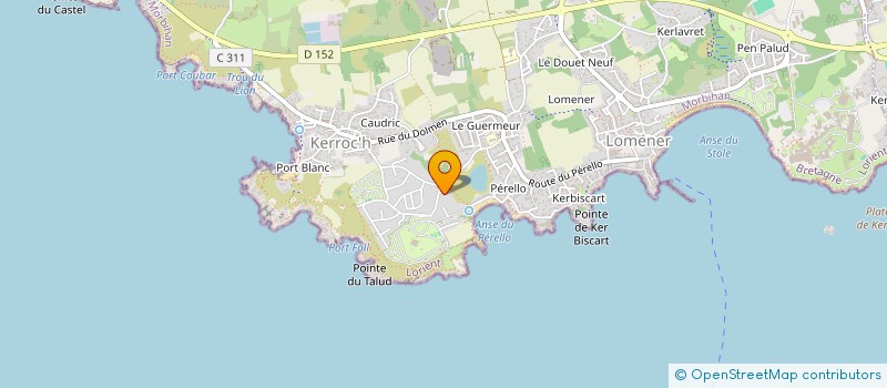 localisation de l'entreprise ALEXIS à PLOEMEUR