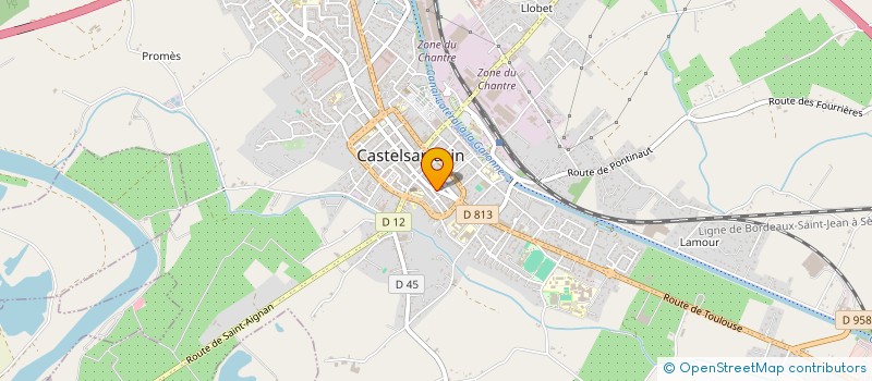 localisation de l'entreprise ALEXIS BERGES COURTAGE ASSURANCES  CASTELSARRASIN