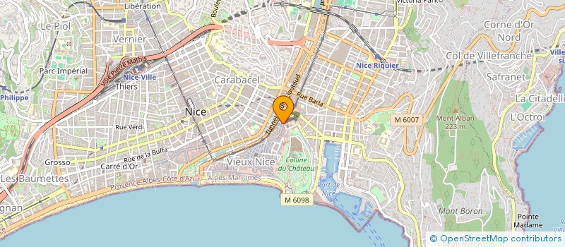localisation de l'entreprise ALEXIS CHAPAUX à NICE