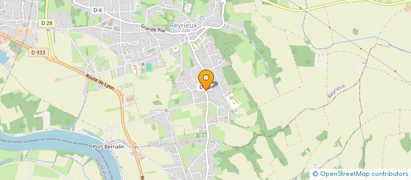 localisation de l'entreprise ALEXIS CHAPOLARD ET FILS à REYRIEUX