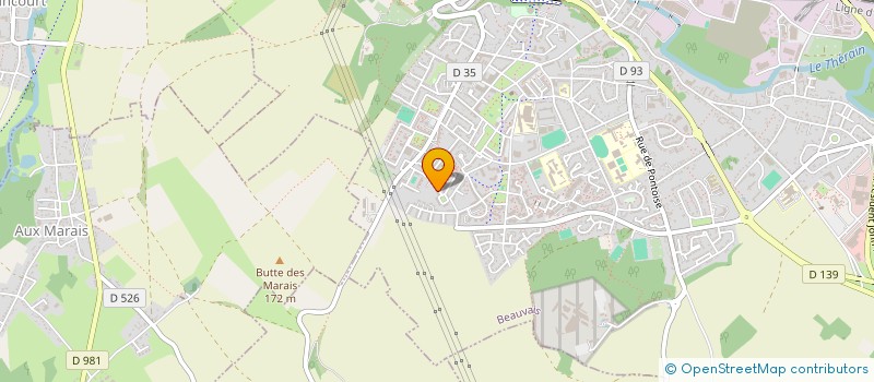 localisation de l'entreprise ALEXIS CHENU LAB'  BEAUVAIS