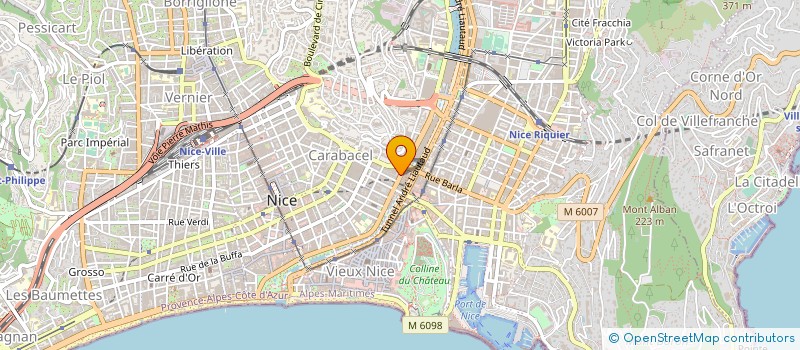 localisation de l'entreprise ALEXIS.COM à NICE