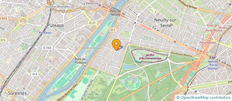 localisation de l'entreprise ALEXIS DELOOT COURTAGE à NEUILLY-SUR-SEINE