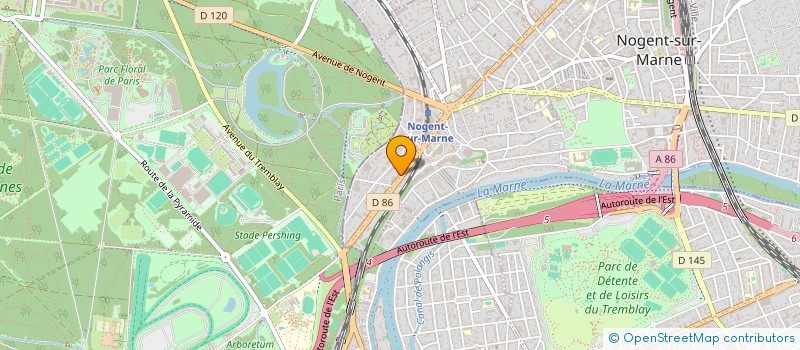 localisation de l'entreprise ALEXIS DIFFUSION  NOGENT-SUR-MARNE