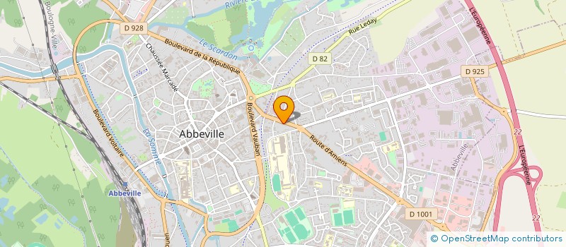 localisation de l'entreprise ALEXIS DUPUIS ENERGIES  ABBEVILLE