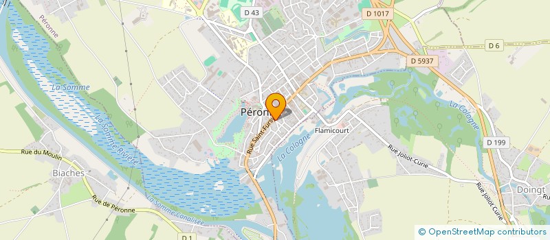 localisation de l'entreprise ALEXIS II à PERONNE