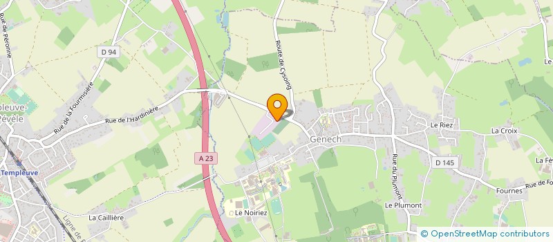 localisation de l'entreprise ALEXIS LEROY  GENECH