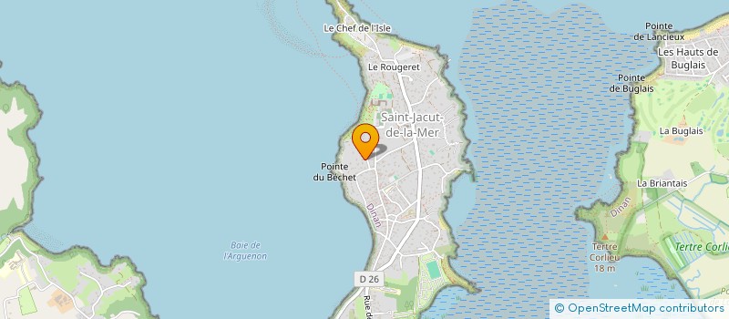 localisation de l'entreprise ALEXIS MATHIS FRA997  SAINT-JACUT-DE-LA-MER