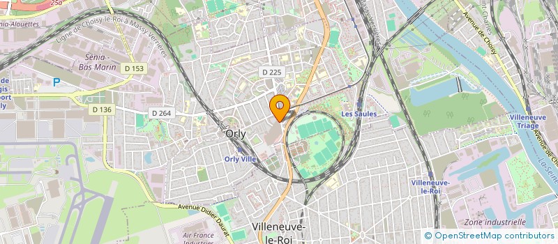 localisation de l'entreprise ALEXIS OPTIQUE à ORLY
