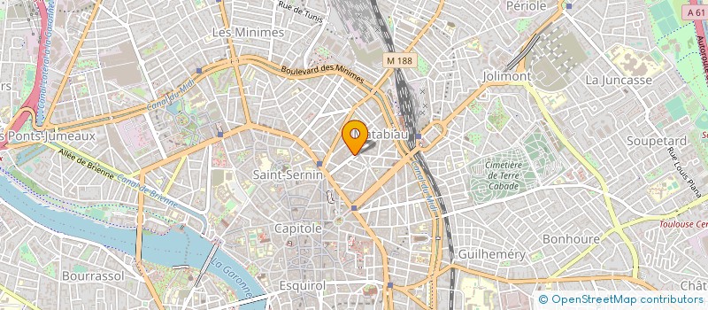localisation de l'entreprise ALEXIS SAURAT ET COMPAGNIE à TOULOUSE