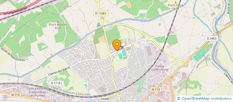 localisation de l'entreprise ALEXIS TAXI  LUNEL