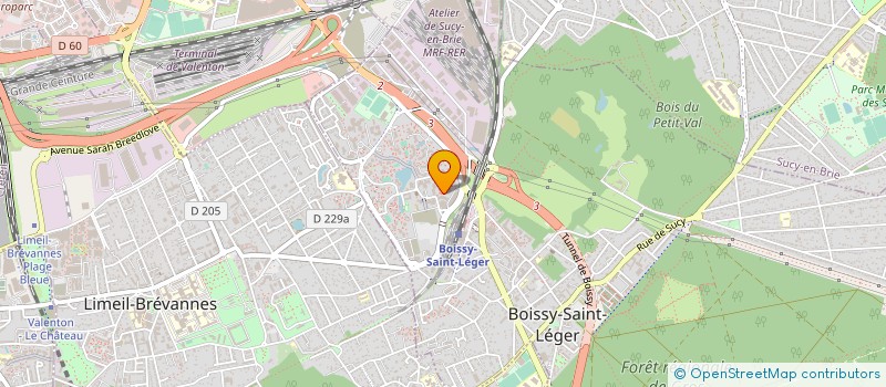 localisation de l'entreprise ALEXIS TAXI à BOISSY-SAINT-LEGER