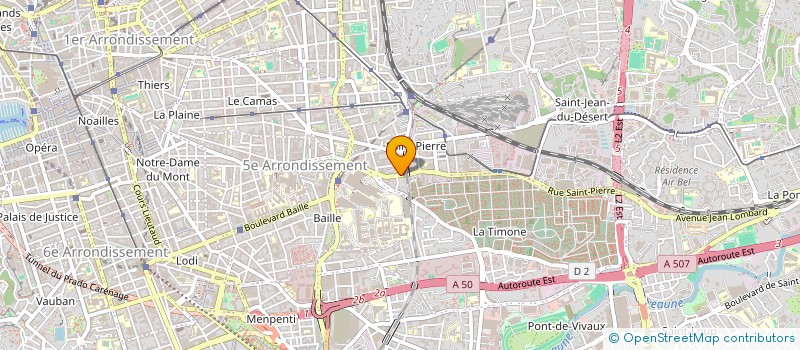 localisation de l'entreprise ALEXIS TRANSPORT à MARSEILLE
