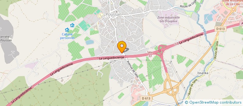 localisation de l'entreprise ALEXJADE  POUSSAN