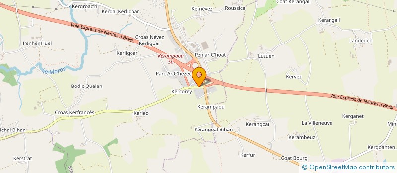 localisation de l'entreprise ALEXKAR  MELGVEN