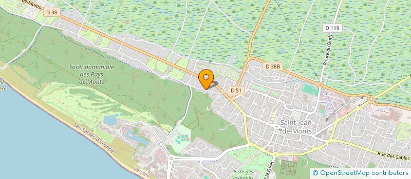 localisation de l'entreprise ALEXMARG  SAINT-JEAN-DE-MONTS